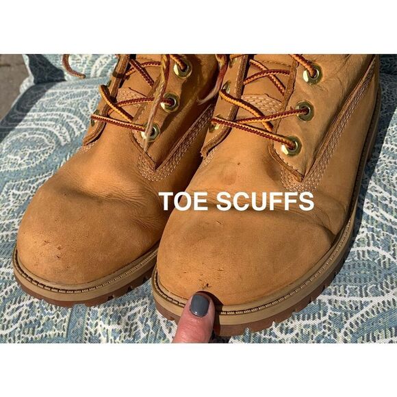 Timberland Classic 6" Waterproof wheat Boots YOUTH UNISEX sz 5.5 - Picture 5 of 11